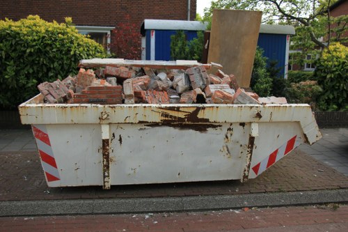 Professional team handling house clearance in a Sudbury home
