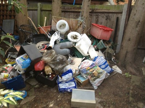 Recycling process in action